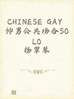 CHINESE GAY 帅男公共场合SOLO